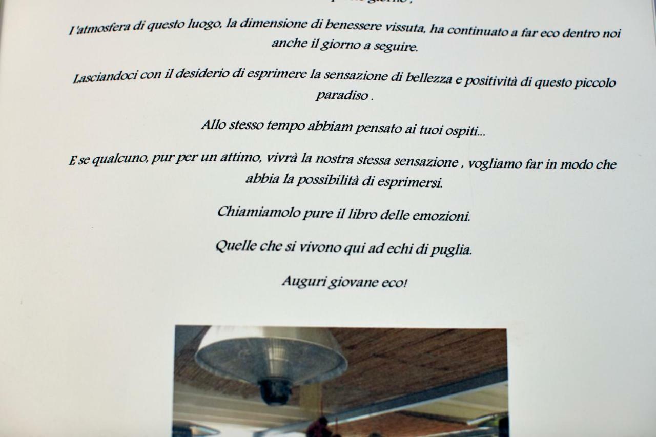 Echi Di Puglia Bed and Breakfast Polignano a Mare Eksteriør billede